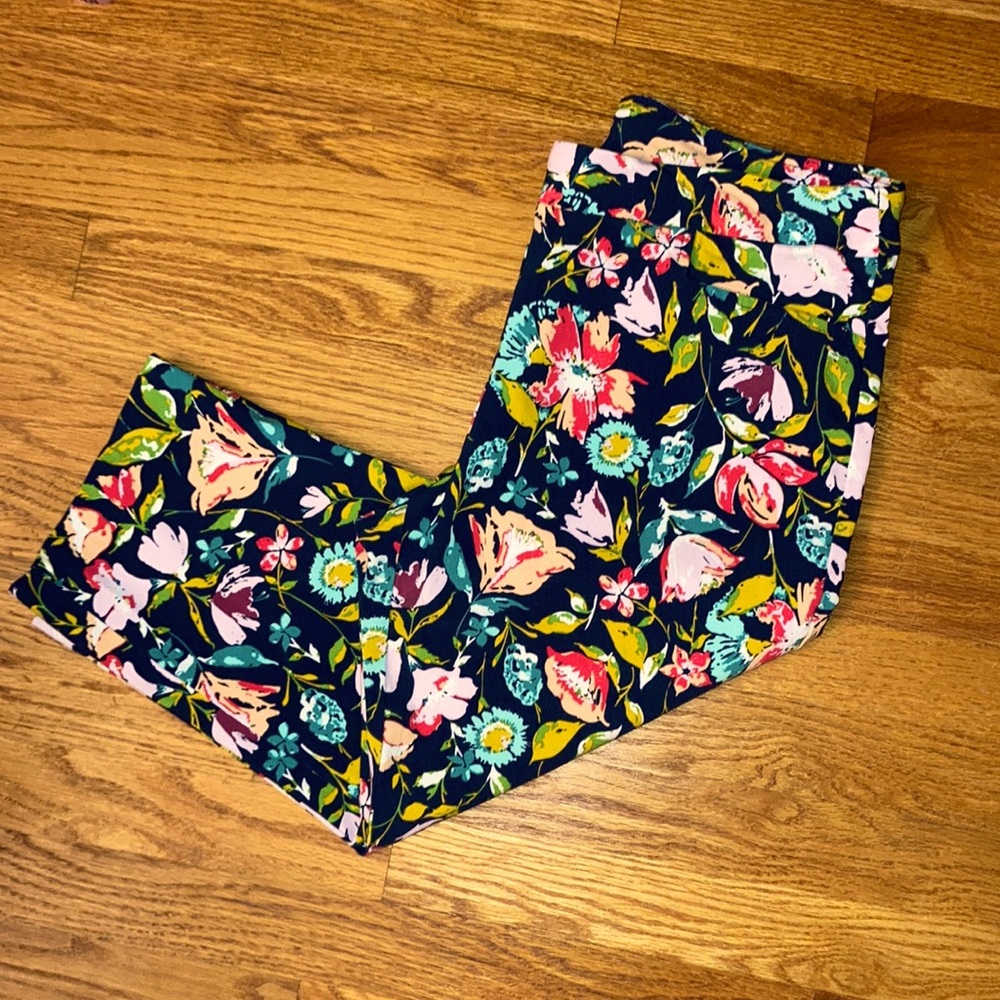 Floral Capri Pants